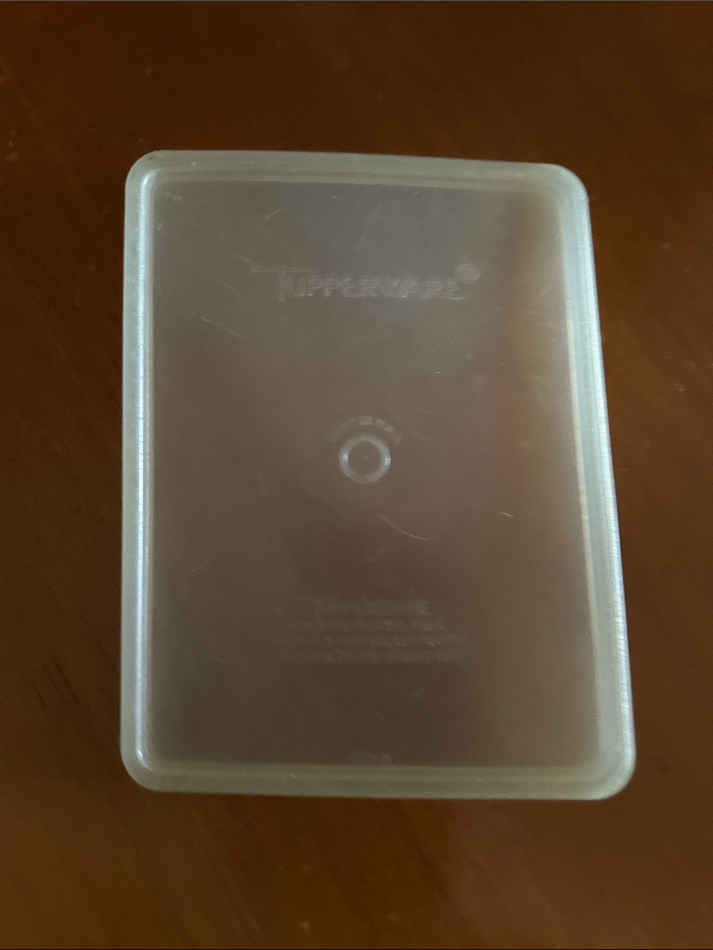 Vintage Tupperware Square Lid
